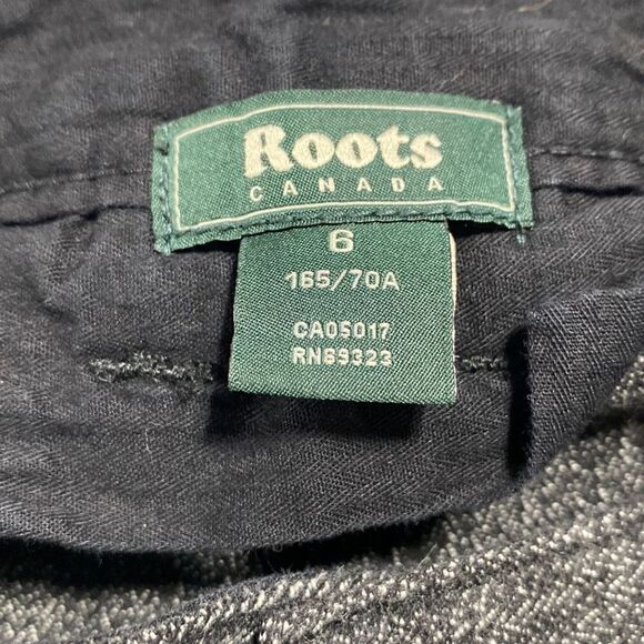Roots Canada Heavyweight Slim Fit Marled Grey Twill junction knit Pants 6 - Picture 13 of 16